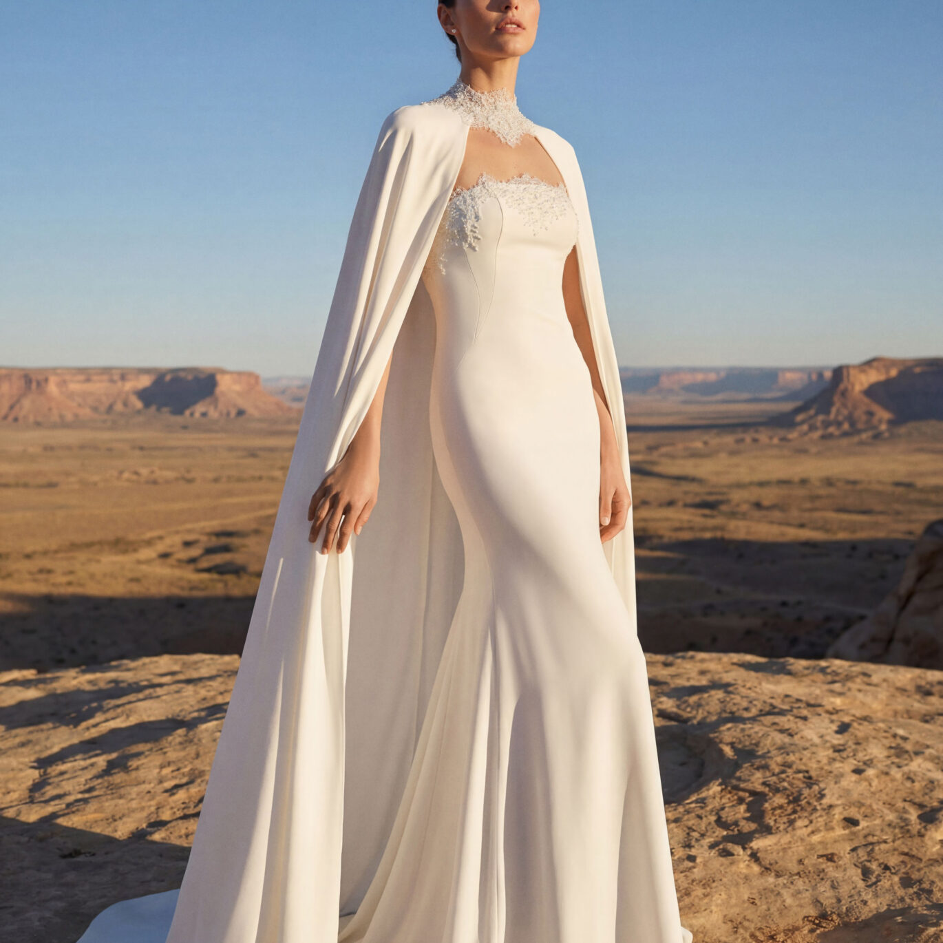 Νύφη που φοράει το Pronovias Felvion dress