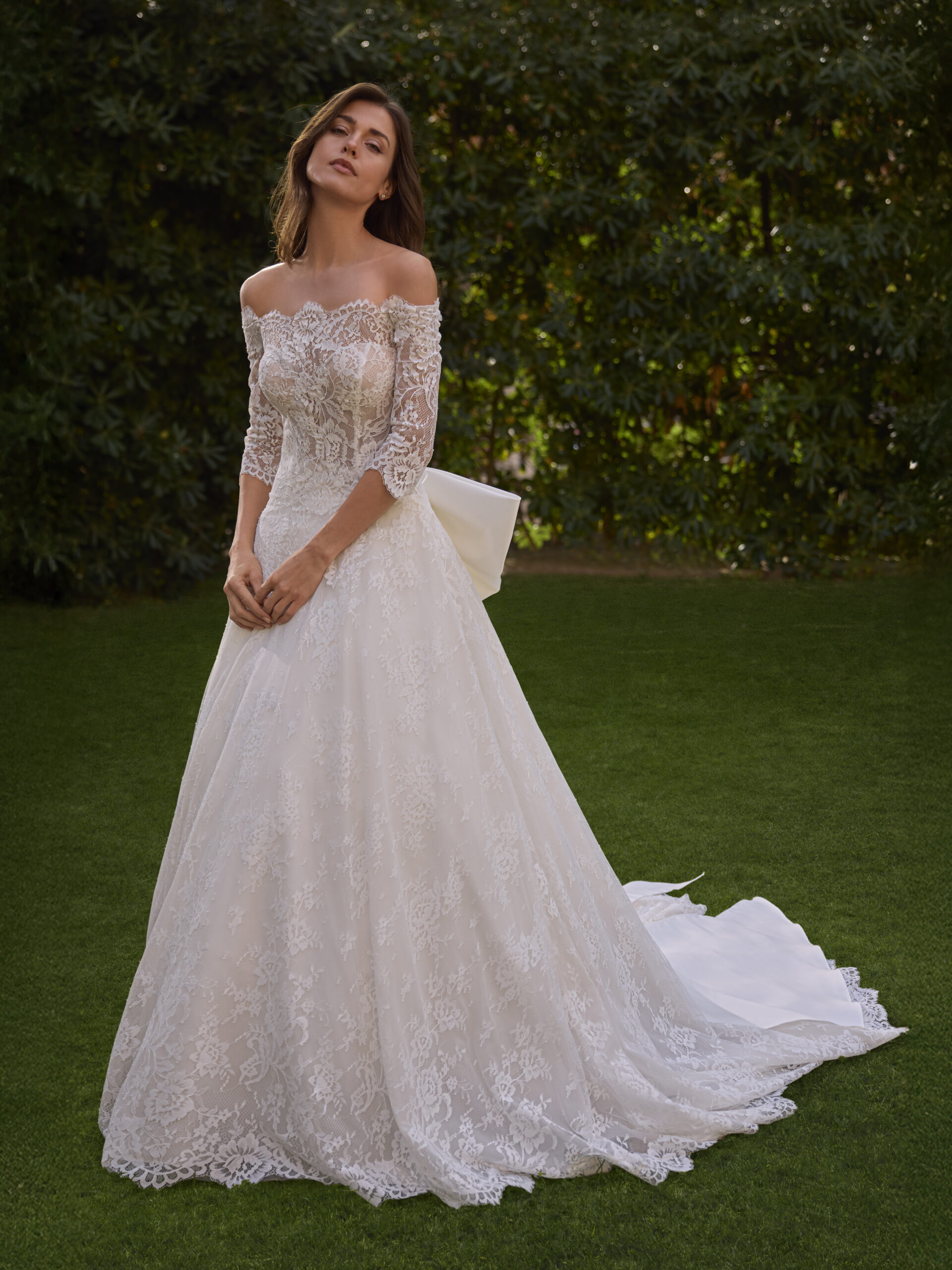 ST127AR1.30H Νύφη που φοράει το San Patrick Unisu dress